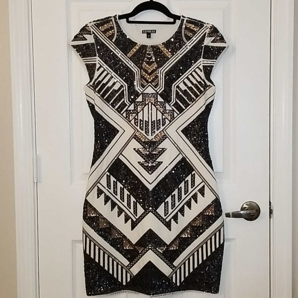 Express Sequin Dress